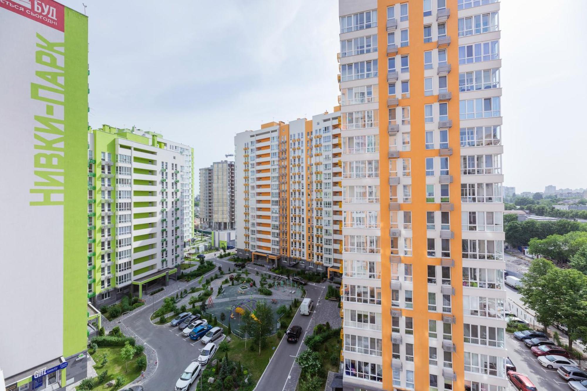 Apartmán Nyvky-Park Lux Kyjev Exteriér fotografie