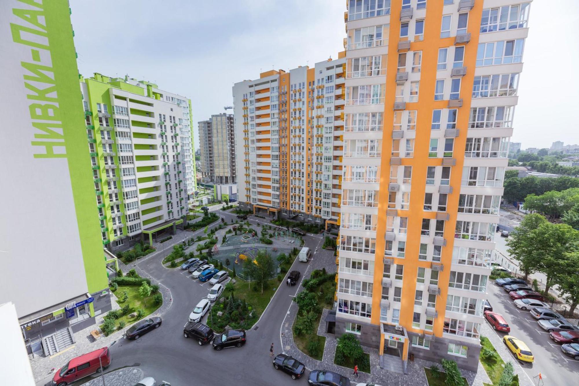 Apartmán Nyvky-Park Lux Kyjev Exteriér fotografie